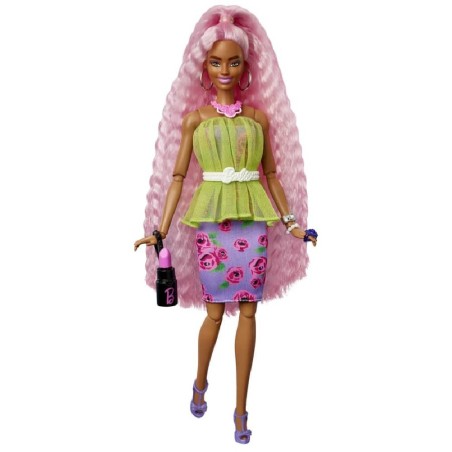 BARBIE EXTRA DELUXE ABRIGO ROSA