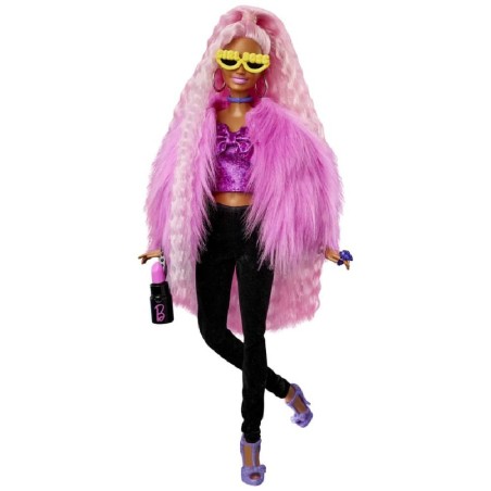 BARBIE EXTRA DELUXE ABRIGO ROSA