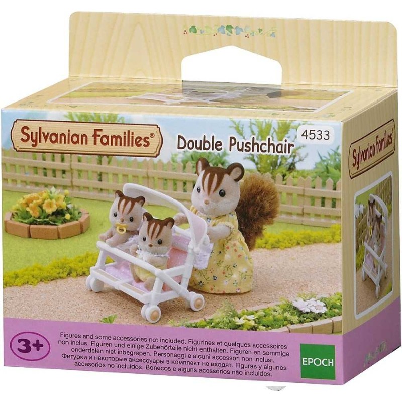 CARRITO DOBLE DE BEBES SYLVANIAN FAMILIE