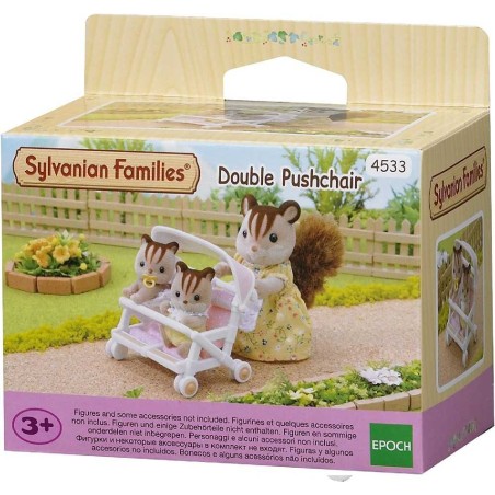 CARRITO DOBLE DE BEBES SYLVANIAN FAMILIE
