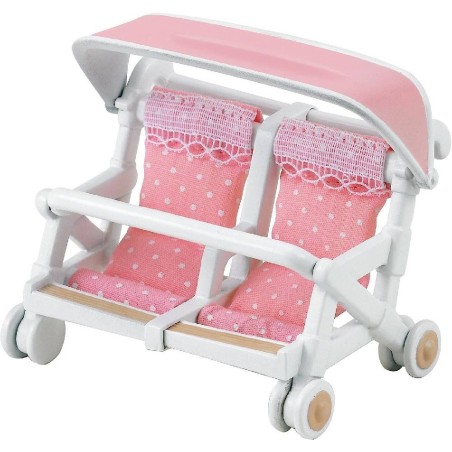 CARRITO DOBLE DE BEBES SYLVANIAN FAMILIE