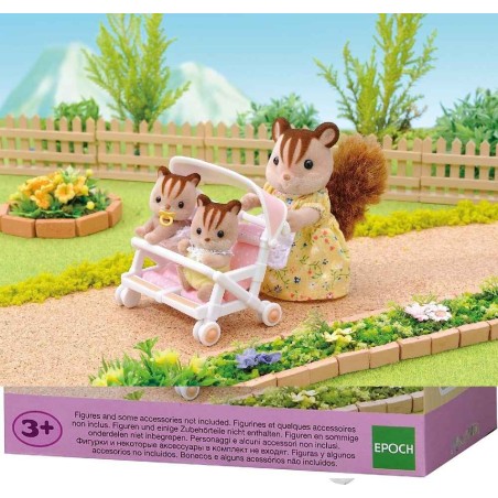 CARRITO DOBLE DE BEBES SYLVANIAN FAMILIE