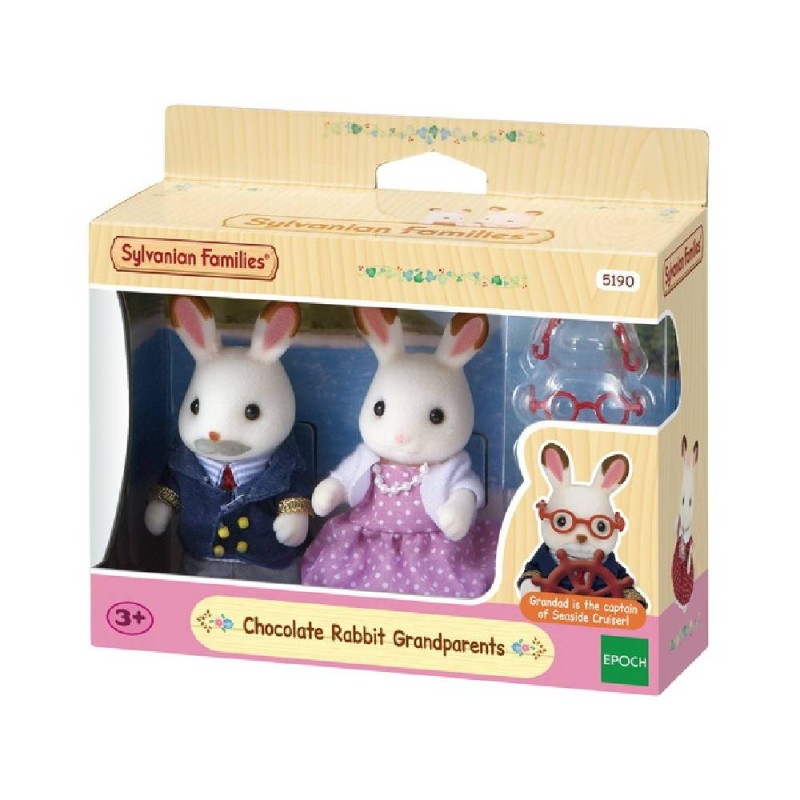 ABUELOS CONEJOS CHOCOLATE SYLVANIAN FAMI