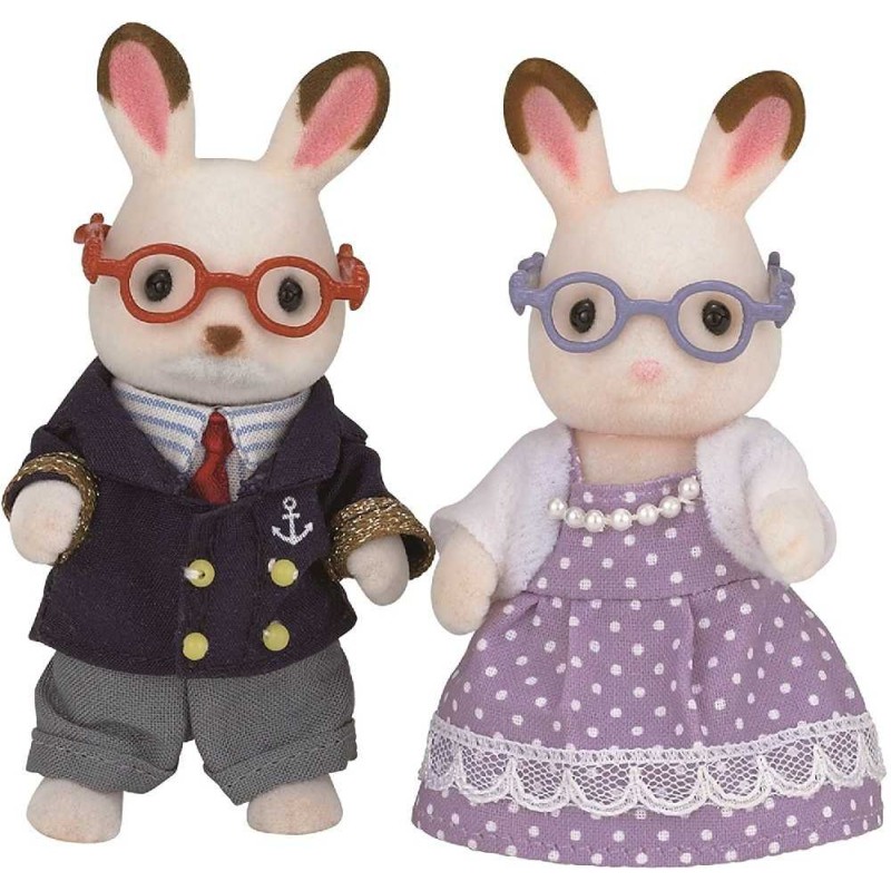 ABUELOS CONEJOS CHOCOLATE SYLVANIAN FAMI