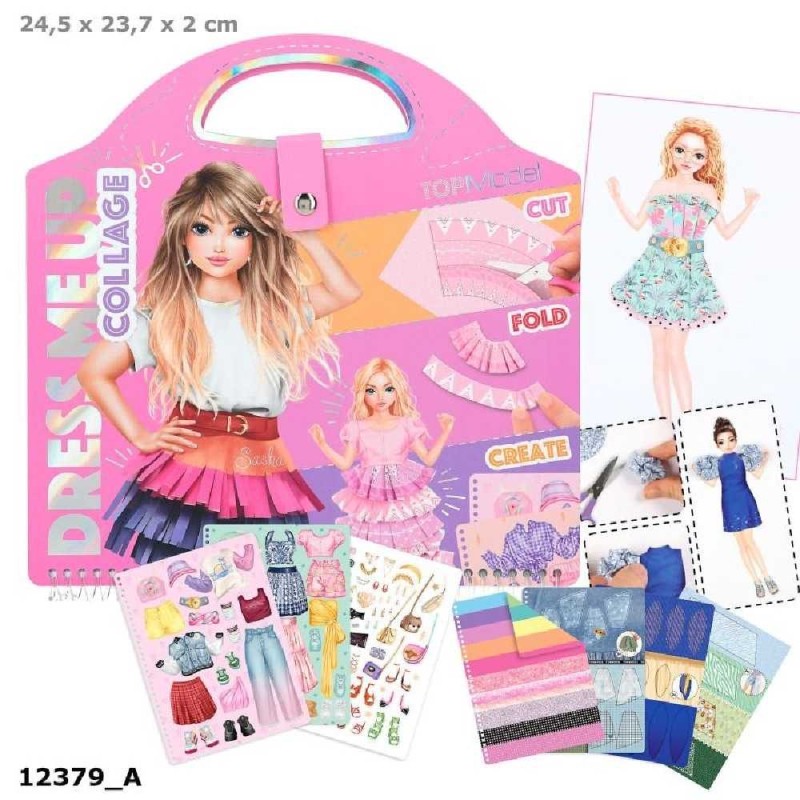 TOPMODEL CUADERNO COLLAGE DRESS ME UP