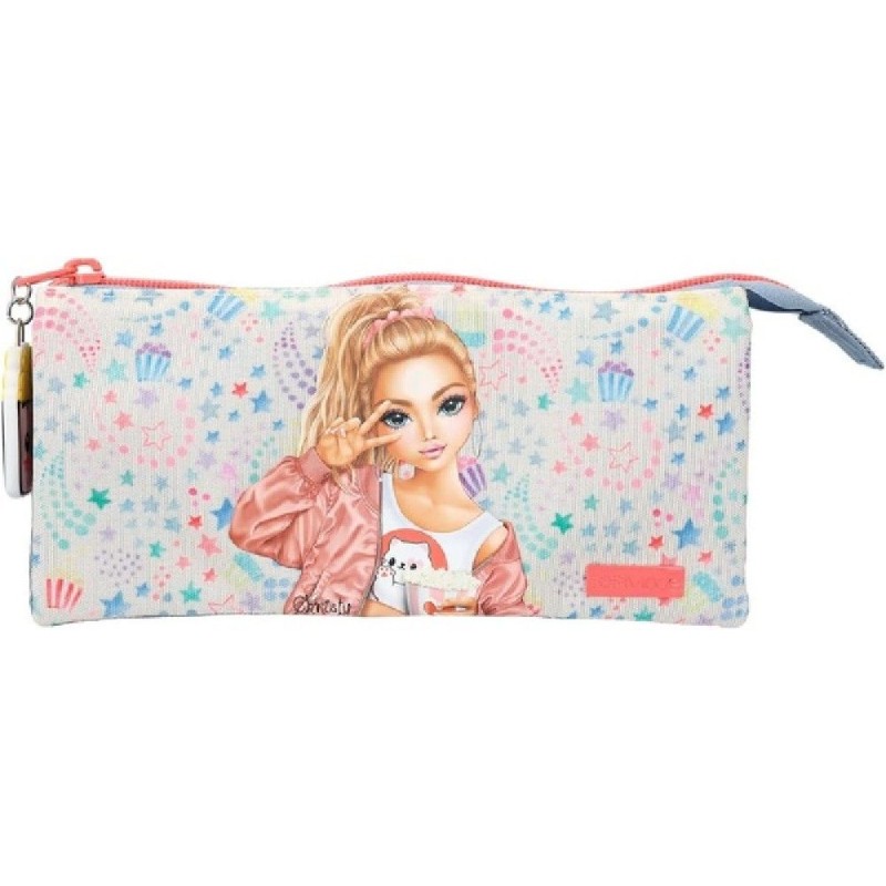 TOP MODEL - ESTUCHE CON COMPARTIMENTO