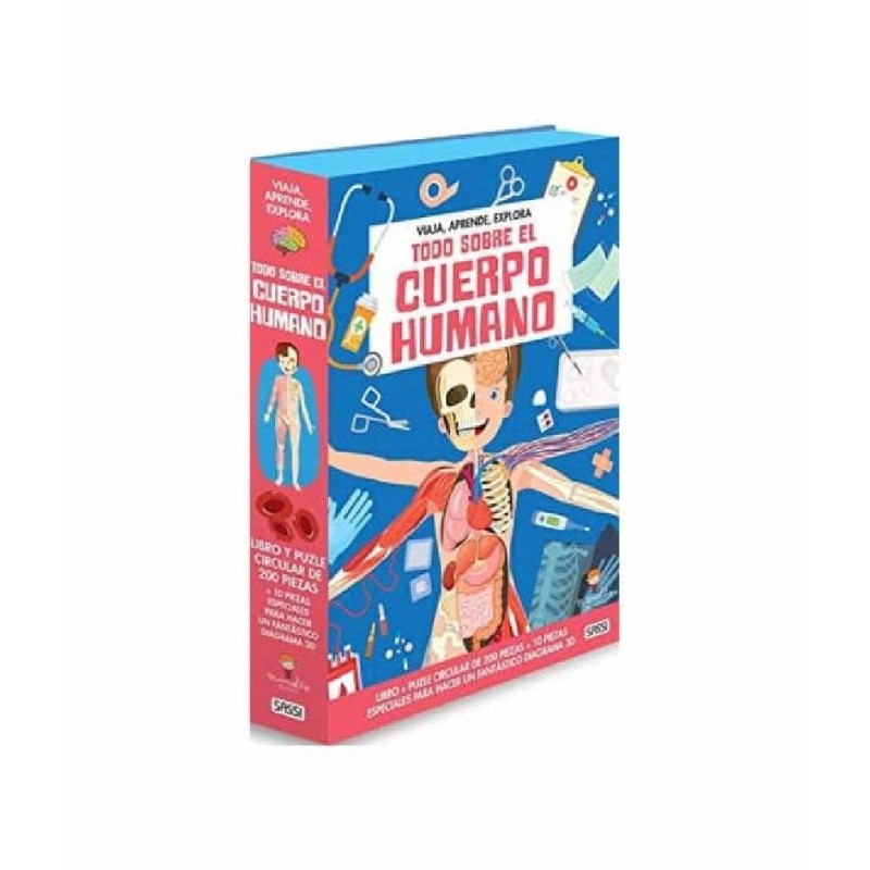 CUERPO HUMANO - LIBRO + PUZZLE