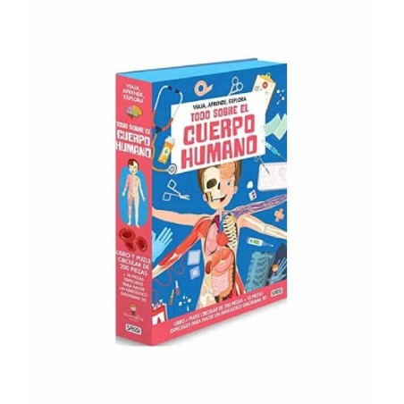 CUERPO HUMANO - LIBRO + PUZZLE