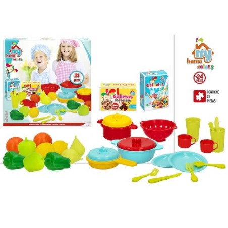 SET ACCESORIOS COCINA & COMIDAS-31 UDS