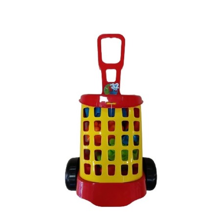 CARRITO DE BLOQUES 32 PZS