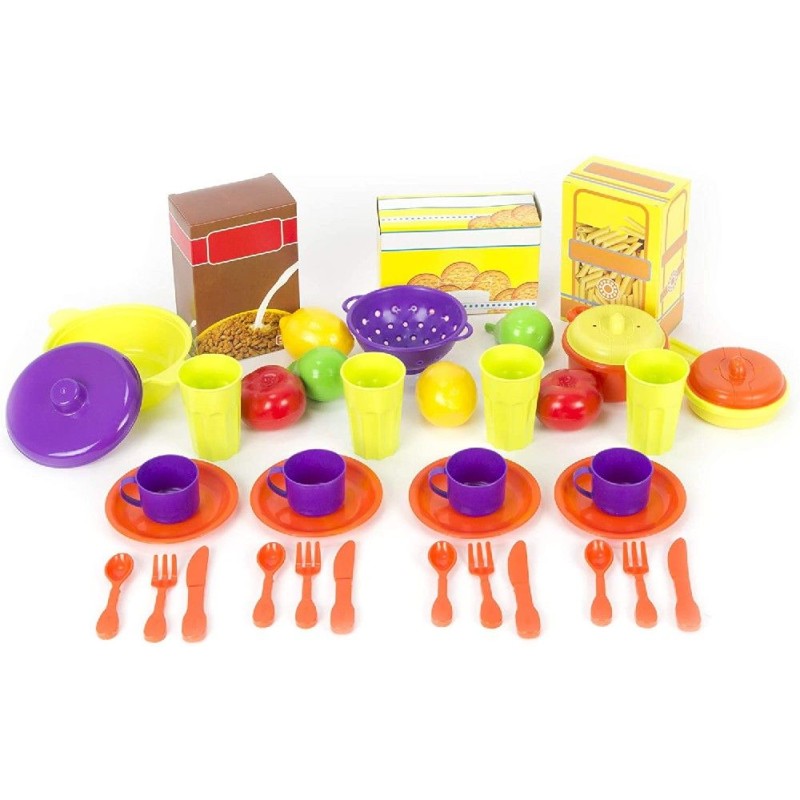 CESTA DE COMPRA CON MENAJE 41 PCS