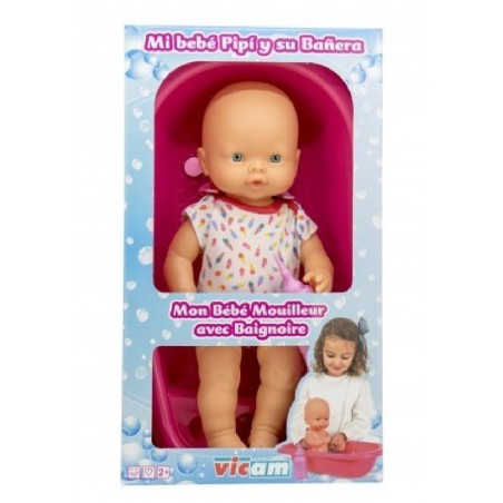 BEBE PIPI BAÑERA CAJA VICAM