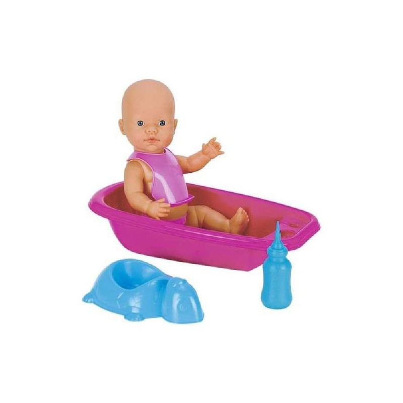 MUÑECO BEBE - BABY PIPI CON  BAÑERA
