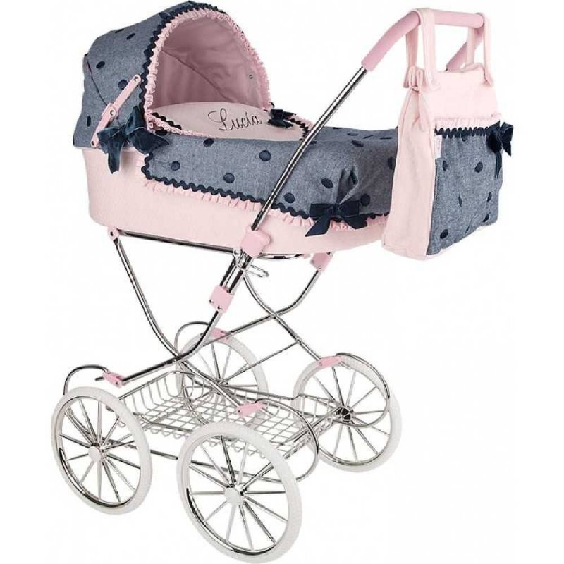 COCHE CAPOTA LUCIA 42X72X93 CM C/BOLSO C