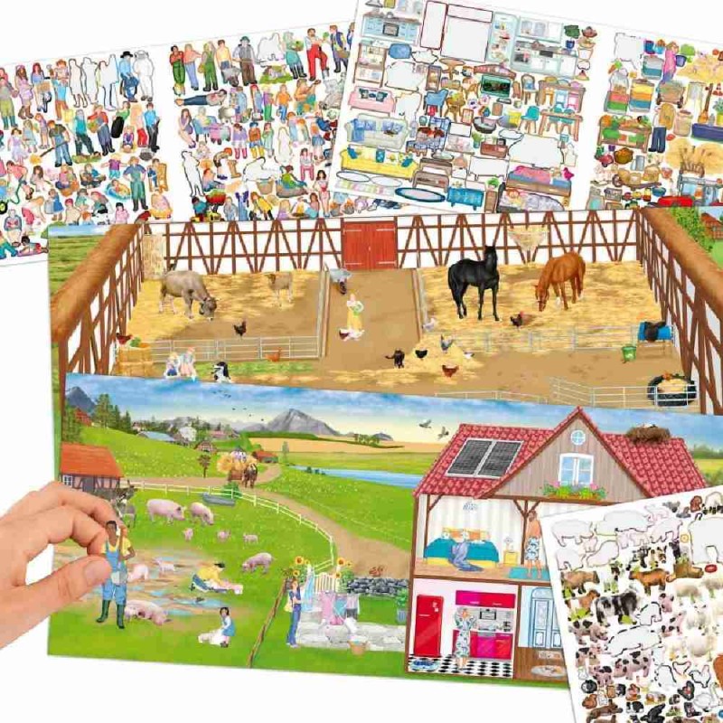 CREATE YOUR FARM CUARDERNO PARA COLOREAR