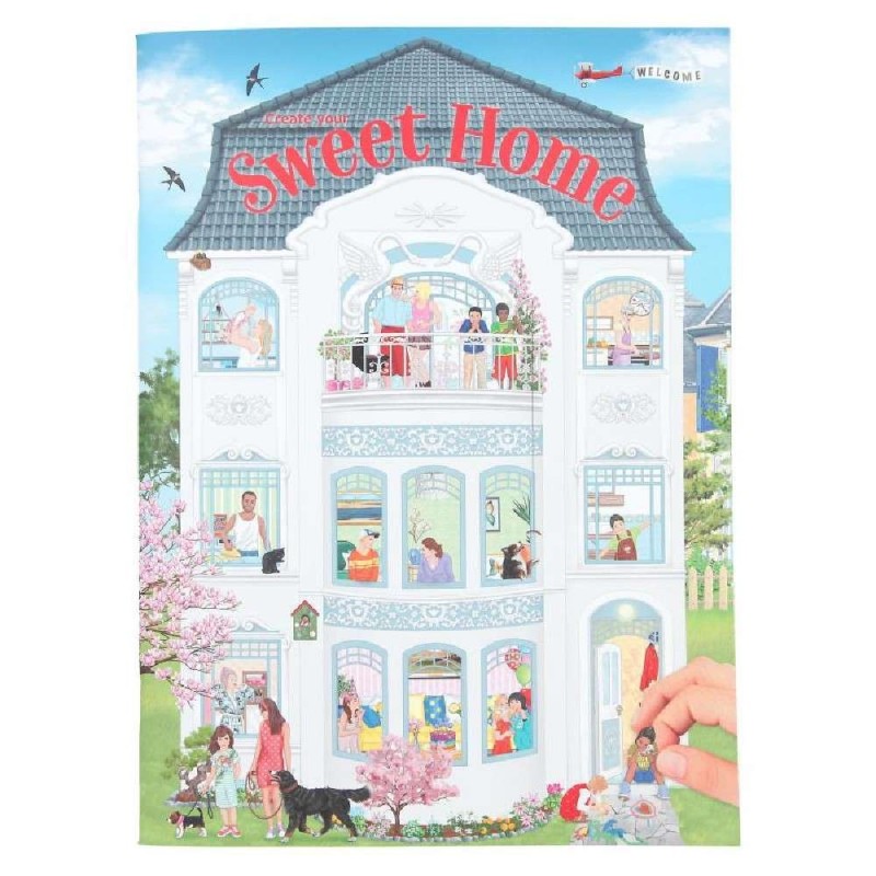 LIBRO PEGATINAS CASA CREATE YOUR SWEET H