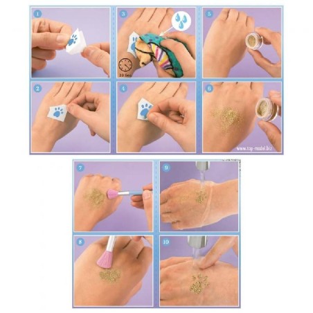 TOPMODEL TATUAJES DE PURPURINA ICEWORLD