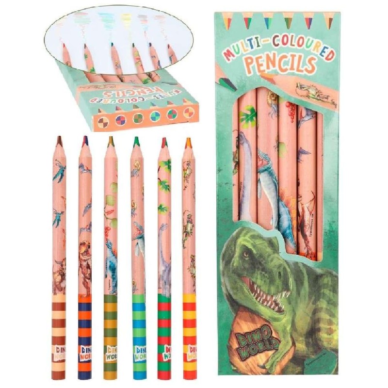 DINO WORLD LAPICES MULTICOLOR