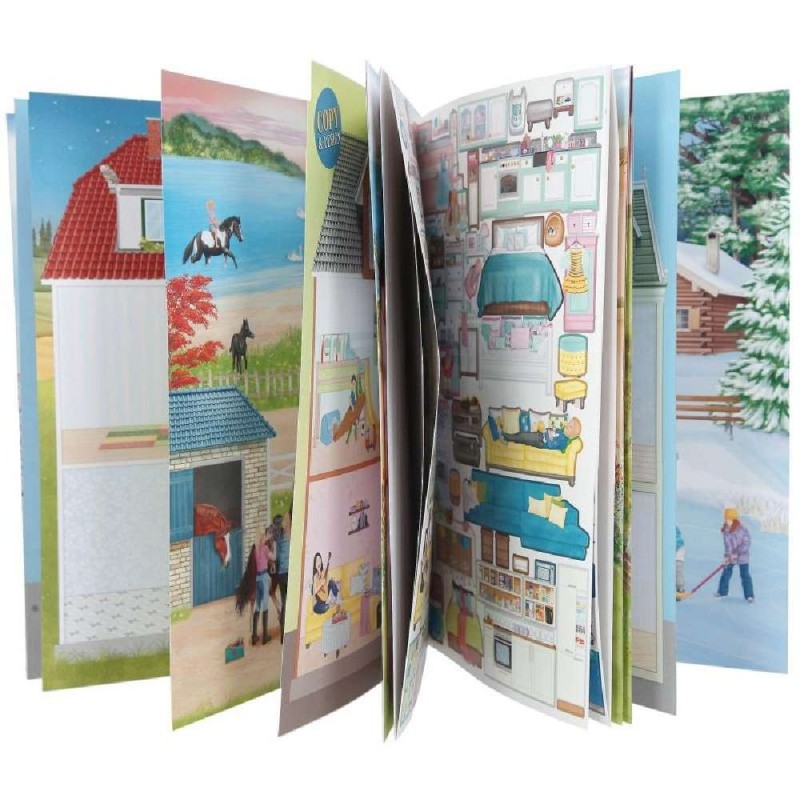 LIBRO PEGATINAS CASA CREATE YOUR SWEET H
