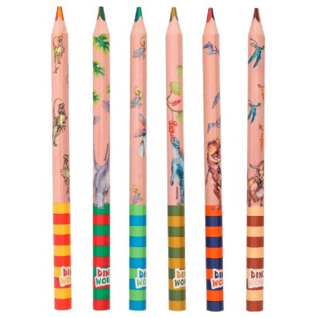 DINO WORLD LAPICES MULTICOLOR