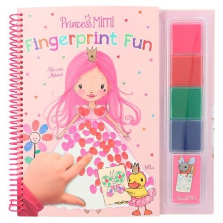Princess Mimi pinta con los dedos