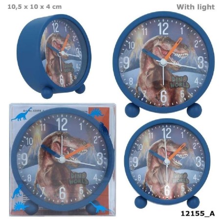 DINO WORLD RELOJ DESPERTADOR DINOSAURIOS