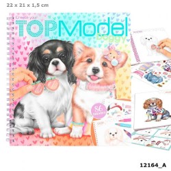 CREATE YOUR TOPMODEL DOGGY COLOURING BOO