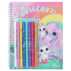 YLVI LIBRO DE COLOREAR CON SET DE COLORE