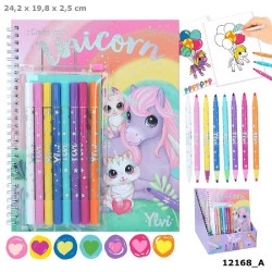 YLVI LIBRO DE COLOREAR CON SET DE COLORE 2