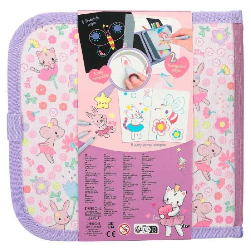 PRINCESS MIM LIBRO PARA PINTAIR Y BORRAR
