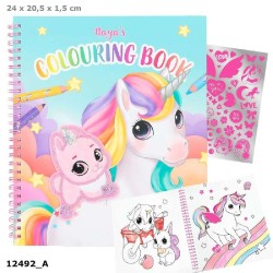 YLVI LIBRO DE COLOREAR CON UNICORNIO Y L
