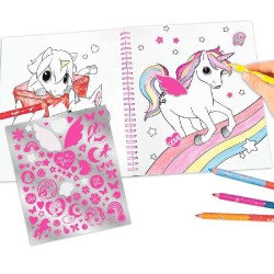 YLVI LIBRO DE COLOREAR CON UNICORNIO Y L 2