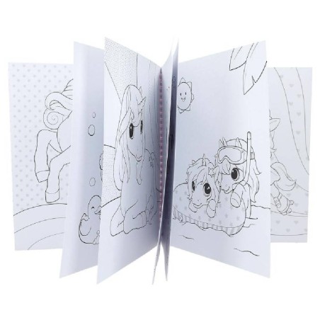 YLVI LIBRO DE COLOREAR CON UNICORNIO Y L