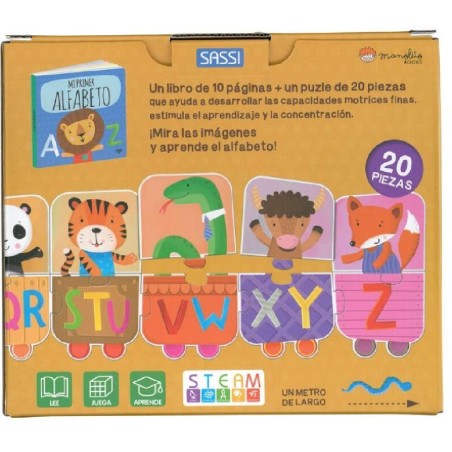 PUZLE MI PRIMER ALFABETO 20 PZAS