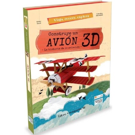 CONSTRUYE EL AVION 3D - LIBRO + MAQUETA