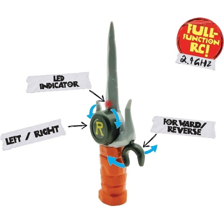 TORTUGA NINJA COWABUNGA SKATE RC