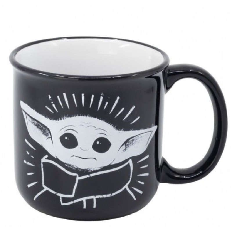 TAZA CERAMICA GLOBE 380 ML BABY YODA MAN