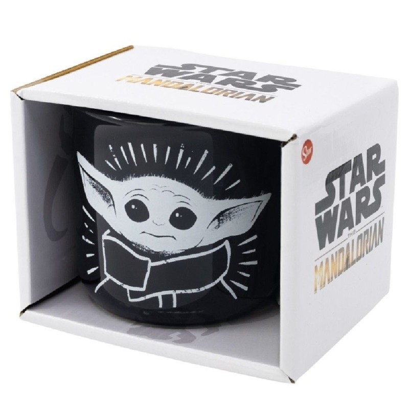 TAZA CERAMICA GLOBE 380 ML BABY YODA MAN