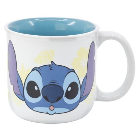 TAZA CERAMICA DESAYUNO 400 ML STITCH PAL