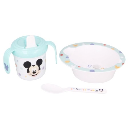 SET 3 PCS (TAZA CUENCO Y CUCHARA) COOL L