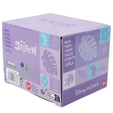 TAZA CERAMICA DESAYUNO 400 ML STITCH PAL