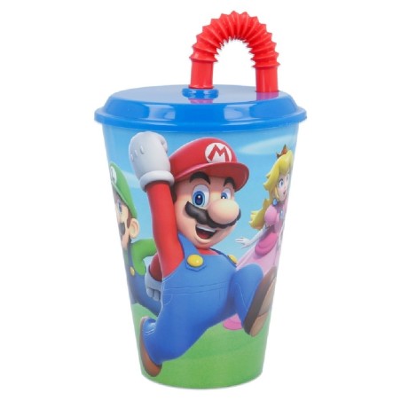VASO CAÑA EASY PAJITA  430 ML SUPER MARI