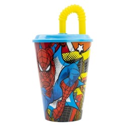 VASO CAÑA EASY 430 ML SPIDERMAN ARACHNID