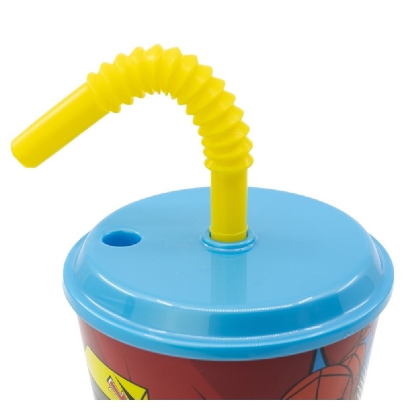 VASO CAÑA EASY 430 ML SPIDERMAN ARACHNID