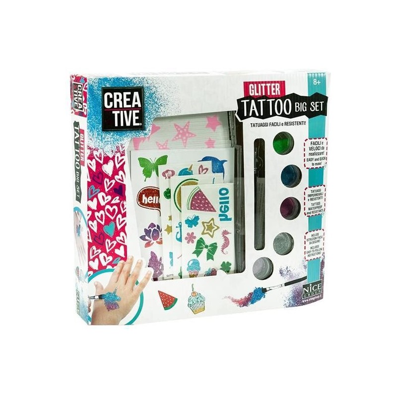 GLITTER TATTOO BIG SET