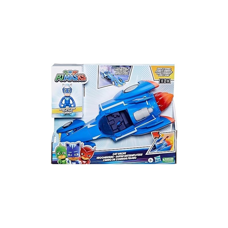 PJMASK SUPER  GATO MÓVIL CON FIGURA