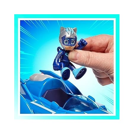 PJMASK SUPER  GATO MÓVIL CON FIGURA