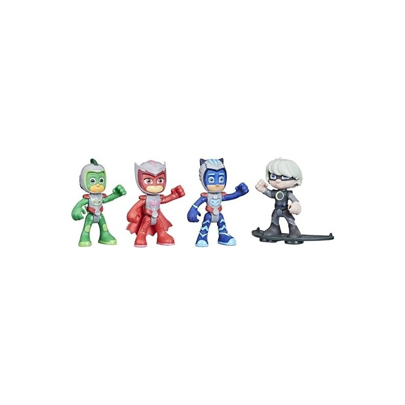 PJ MASKS - HEROES VRS VILLANOS 4 FIGURAS