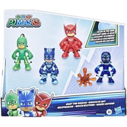 PJ MASK MISION NOCTURNA PACK 4 FIGURAS