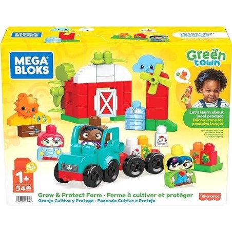 MEGA BLOCK GRANJA CULTIVA Y PROTEGE